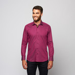 Lica Button-Up Shirt // Fuchsia (L)