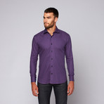 Eduardo Button-Up Shirt // Purple + Navy (3XL)