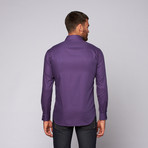 Eduardo Button-Up Shirt // Purple + Navy (XL)