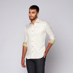 Wade Button-Up Shirt // Gold Jacquard (XL)