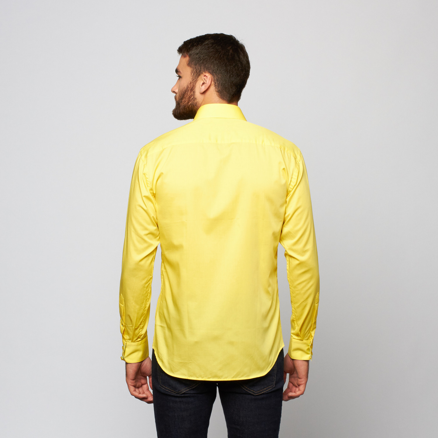 Felipe Button-Up Shirt // Yellow (M) - Apparel Clearance - Touch of Modern