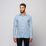 Bertigo // Danilo Button-Up Shirt // Blue Check (XL)