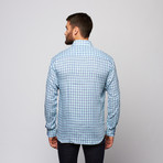 Bertigo // Danilo Button-Up Shirt // Blue Check (XL)