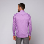 Borini Button-Up Shirt // Purple (S)