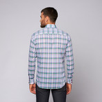 Aviv Button-Up Shirt // Green Multi (M)