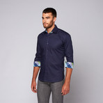 Lica Button-Up Shirt // Navy (3XL)