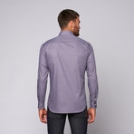 Pinto Button-Up Shirt // Black + Lilac (XL)
