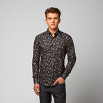 Spaceships Button Down // Black (S)