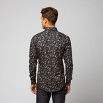 Spaceships Button Down // Black (S)