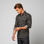 Spaceships Button Down // Black (S)