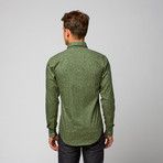 British Flowers Shirt // Olive (M)