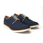 Wicket Canvas Lace-Up // Navy + Brown (US: 8.5)