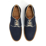 Wicket Canvas Lace-Up // Navy + Brown (US: 8)