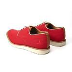 Wicket Canvas Lace-Up // Red + Brown (US: 11.5)