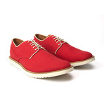 Wicket Canvas Lace-Up // Red + Brown (US: 8)