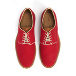 Wicket Canvas Lace-Up // Red + Brown (US: 8)
