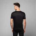 Nestor Wave Digital Print Tee // Black (M)