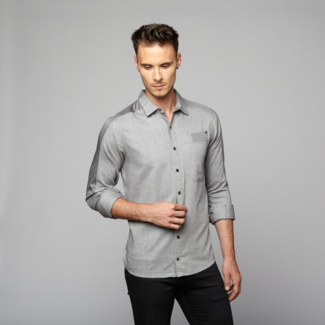 Duncan Button Up // Charcoal (M)
