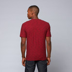 End on End V-Notch Tee // Brick Red (S)