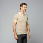 Feeder Stripe Polo // Eco Sand + Stone (XL)