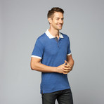 Feeder Stripe Polo // Eco True Navy (2XL)