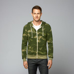 Rocky Eco-Fleece Zip Hoodie // Paintbrush Camo (XL)