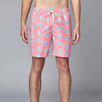 Swim Trunk // Red Flying Fish (M)