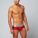 Activewear Mini Shorty // Red (M)
