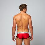 Activewear Mini Shorty // Red (L)