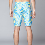 Board Short // Yellow Banana Leaf (30)
