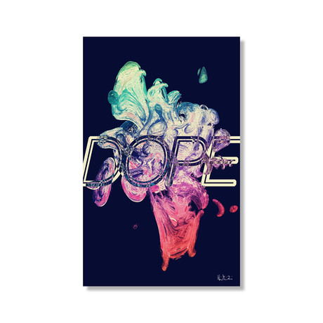 Dope (16"W x 24"H // Stretched Canvas)