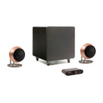Mini Complete 2.1 Speaker System // Copper