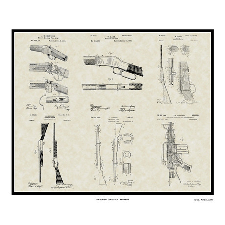 Rifles & Shotguns // Patent Art Collection