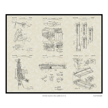 M-16 Rifle // Patent Art Collection