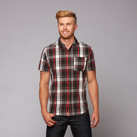 Graham Button Up Shirt // Red (S)