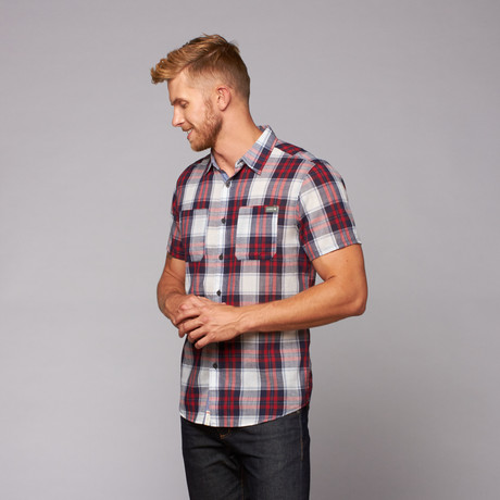 Thompson Button-Up // Red (S)