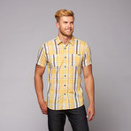 Garcia Button Up Shirt // Yellow (S)