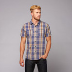 Garcia Button Up Shirt // Navy (S)