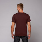 Hoffman Tee // Dark Burgundy (S)