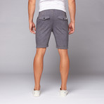 Giles Pique Short 19" // Grey (33)
