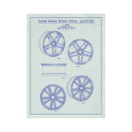 Audi Wheel for Motor Vehicle (Chalkboard)