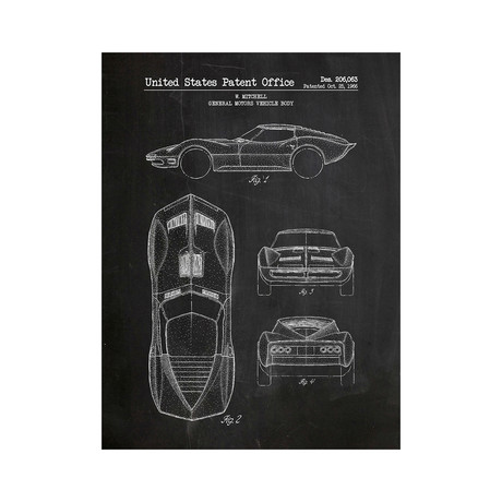 Corvette #1 (Chalkboard)