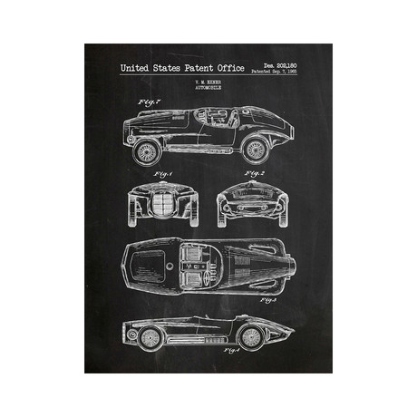 Exner 1965 Automobile (Chalkboard)