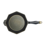 FINEX 8" Cast Iron Skillet + American Cherry Wood Trivet