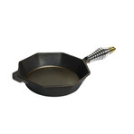 FINEX 8" Cast Iron Skillet + American Cherry Wood Trivet