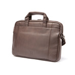 One Premium Slim // Leather Bag for 15" Notebook (Black)