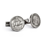 English Penny Cufflinks