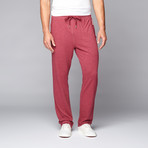 Subyarn Terry Drawstring Lounge Pant // Beet Red (L)