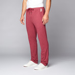 Subyarn Terry Drawstring Lounge Pant // Beet Red (L)