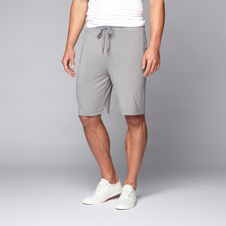 Modal Stretch Jersey Lounge Short // Frost Grey (S)